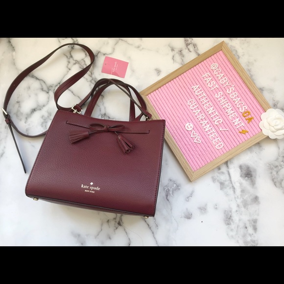 NWT Kate Spade Satchel&Crossbody with Tassels - Picture 7 of 8